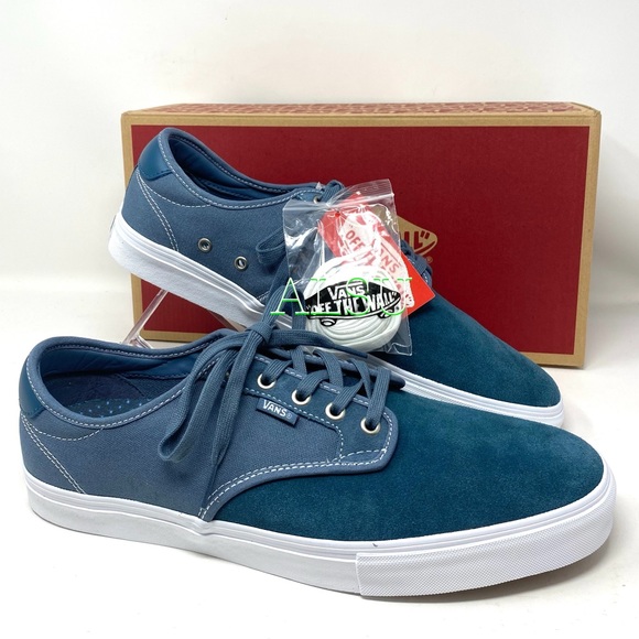 VANS Chima Ferguson Pro Suede Canvas Mirage Blue Sneakers Men's Size VN0A38CFW5J - Picture 9 of 10